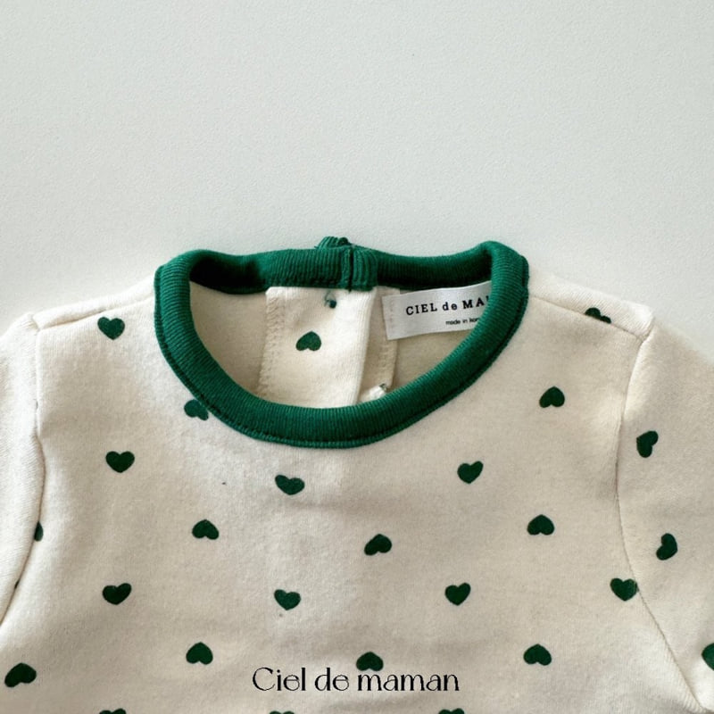 Ciel De Maman - Korean Baby Fashion - #onlinebabyboutique - Little Heart Suit Set - 8