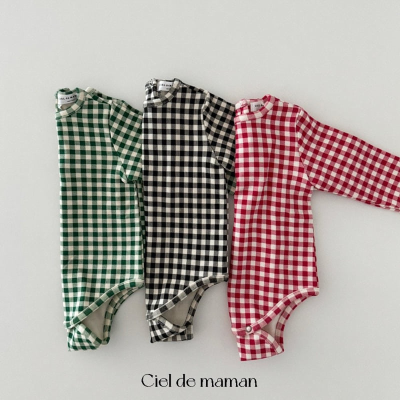 Ciel De Maman - Korean Baby Fashion - #onlinebabyboutique - Check Check Suit Set - 7