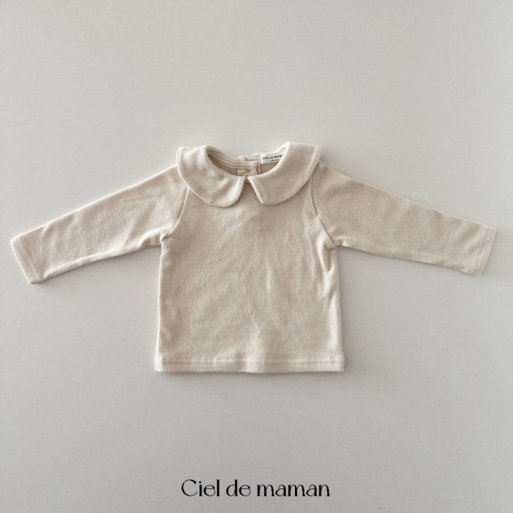 Ciel De Maman - Korean Baby Fashion - #onlinebabyshop - Round Collar Tee