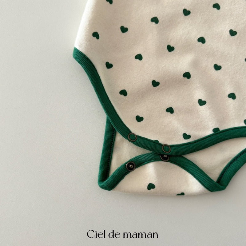 Ciel De Maman - Korean Baby Fashion - #onlinebabyshop - Little Heart Suit Set - 9