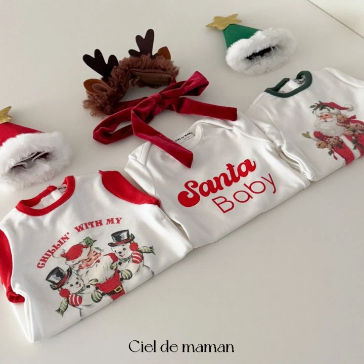 Ciel De Maman - Korean Baby Fashion - #onlinebabyshop - Santa Baby Suit - 6