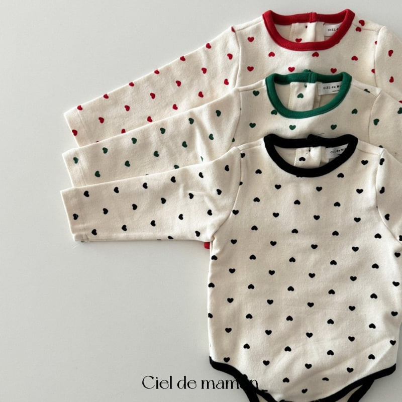 Ciel De Maman - Korean Baby Fashion - #smilingbaby - Little Heart Suit Set - 10