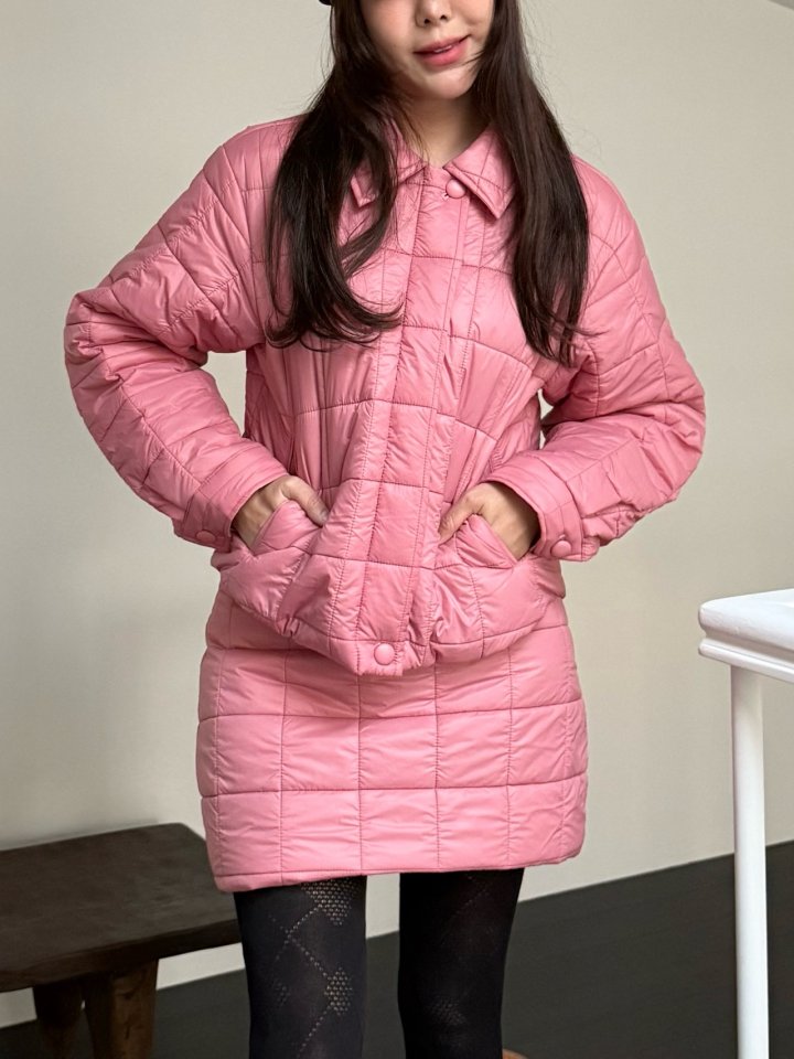 Dailyjud - Korean Women Fashion - #momslook - Collect Quilted Set-up Jacket - 7