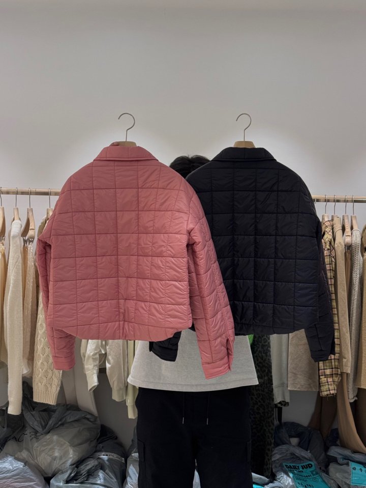 Dailyjud - Korean Women Fashion - #pursuepretty - Collect Quilted Set-up Jacket - 11