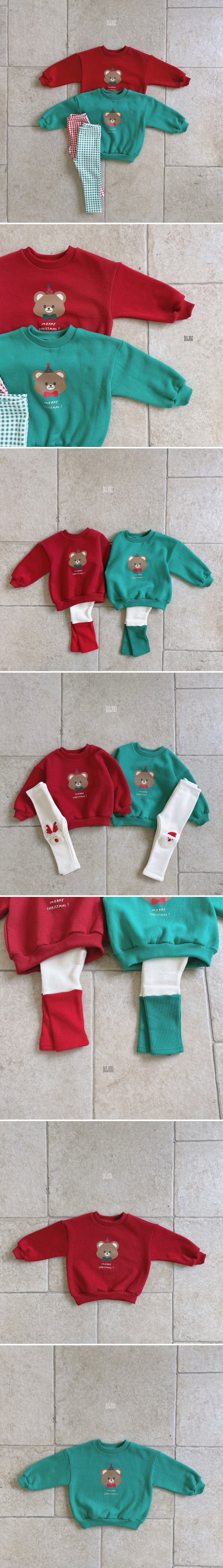 Dajoa - Korean Baby Fashion - #babyboutiqueclothing - Santa Bear Tee