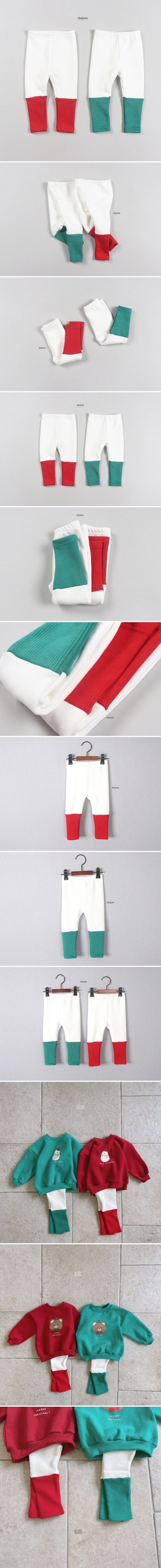 Dajoa - Korean Baby Fashion - #onlinebabyboutique - Color Poing Leggings