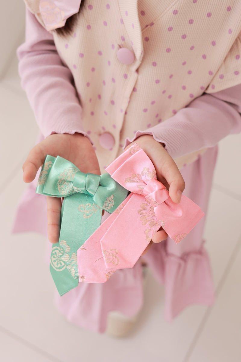 Dalla - Korean Children Fashion - #prettylittlegirls - Ribbon Hairpin - 3