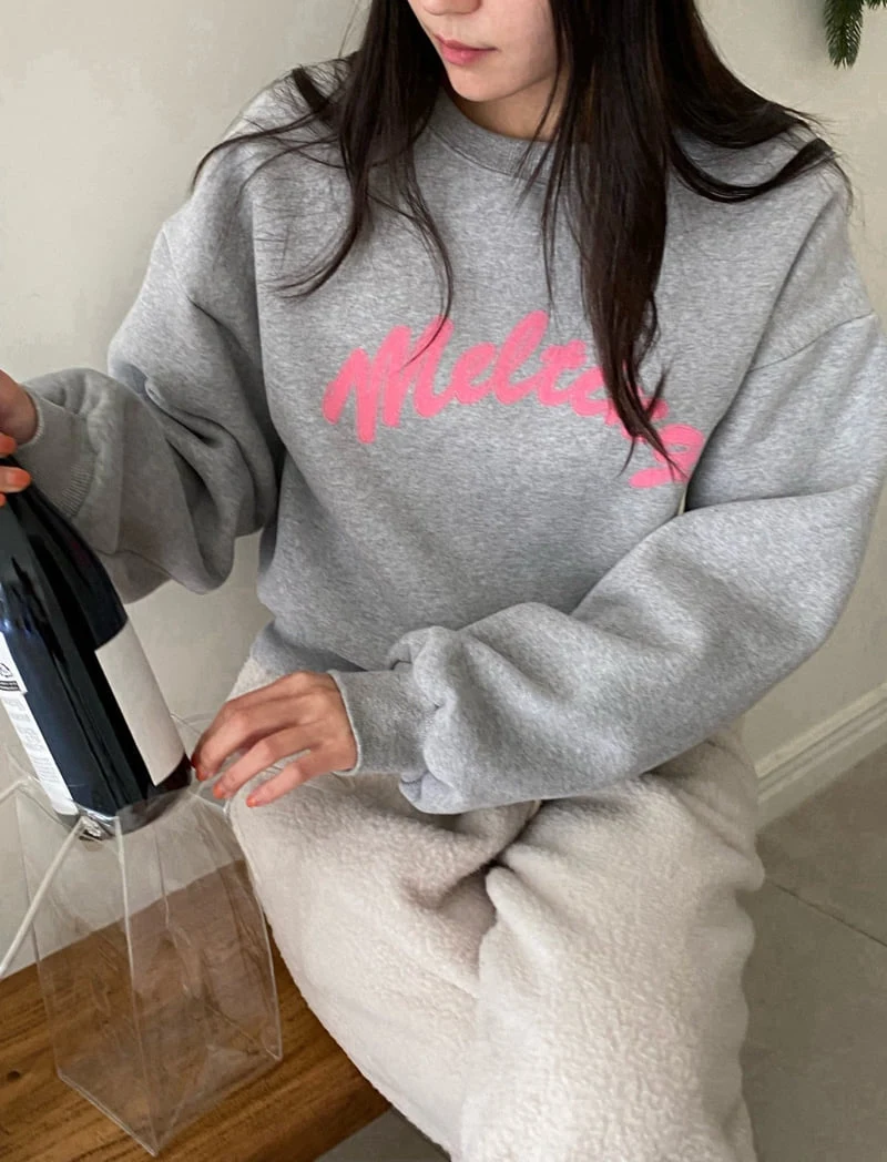 Diana - Korean Women Fashion - #shopsmall - Melting Sweatshirts - 3