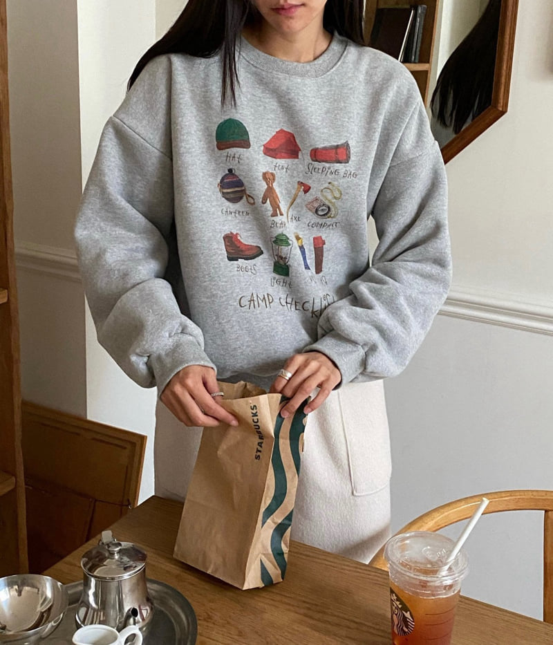 Diana - Korean Women Fashion - #thelittlethings - Camping Sweatshirts - 9