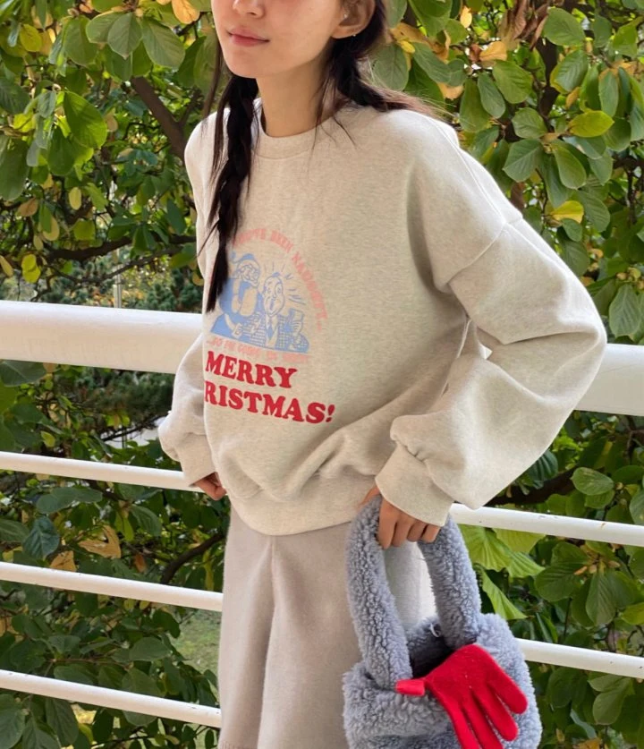 Diana - Korean Women Fashion - #vintageinspired - Merry Sweatshirts - 3