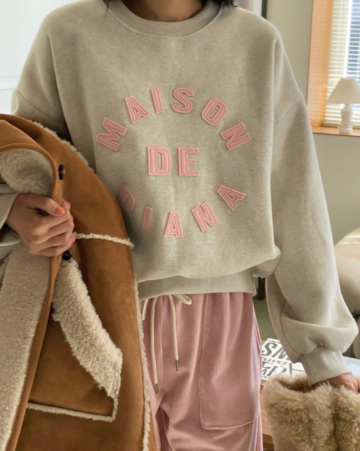 Diana - Korean Women Fashion - #vintagekidsstyle - Maison Sweatshirts - 7