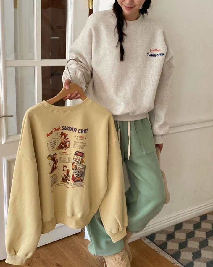 Diana - Korean Women Fashion - #momslook - Post Sweatshirts - 4