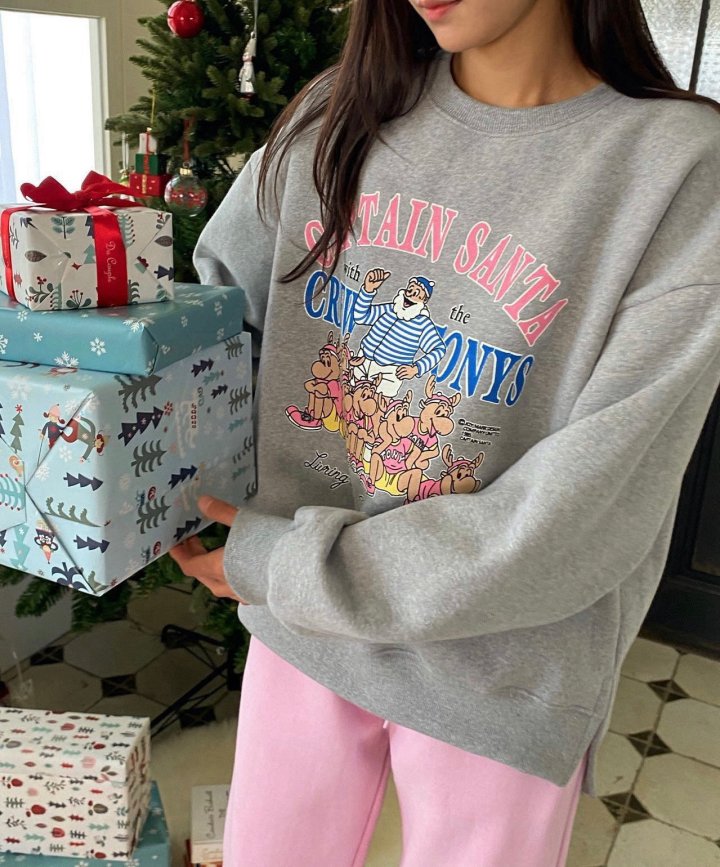 Diana - Korean Women Fashion - #womensfashion - Santa Sweatshirts - 9