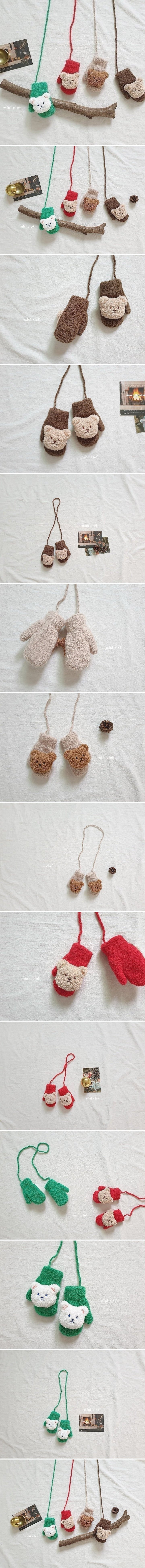 Dominico - Korean Baby Fashion - #babywear - Baby Bear Mittens