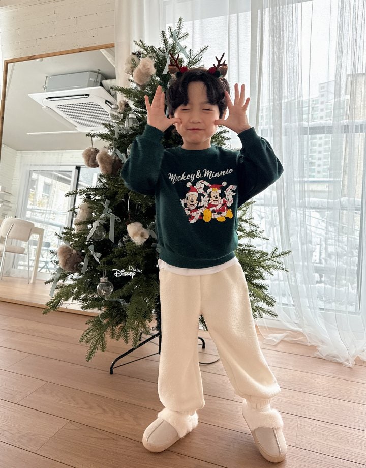 Dsaint - Korean Children Fashion - #Kfashion4kids - Merry M Fleece Sweatshirts - 12