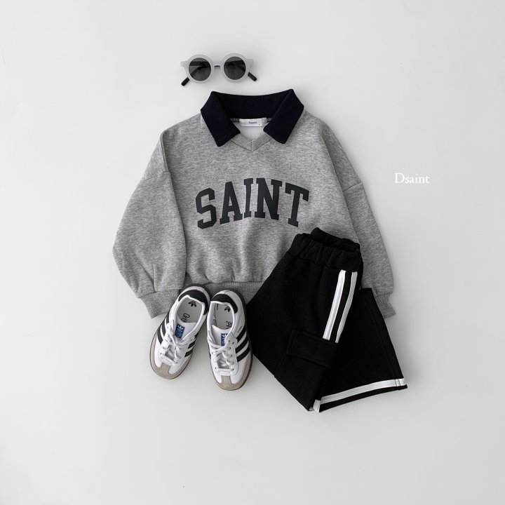 Dsaint - Korean Children Fashion - #Kfashion4kids - SAINT Fleece Collar Sweatshirts - 9