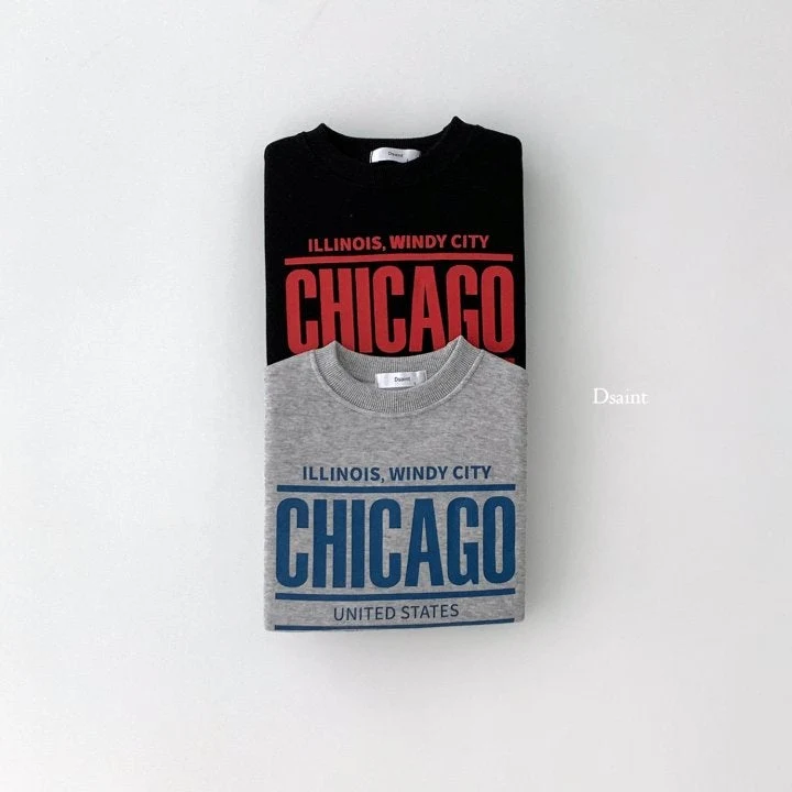 Dsaint - Korean Children Fashion - #childofig - Chicago Fleece Sweatshirts