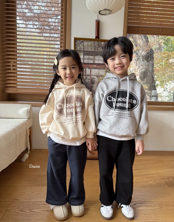 Dsaint - Korean Children Fashion - #childofig - Chocolate Fleece Hoodie - 10