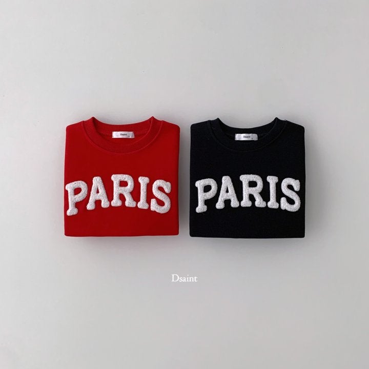 Dsaint - Korean Children Fashion - #prettylittlegirls - Paris Boucle Fleece Sweatshirts - 4