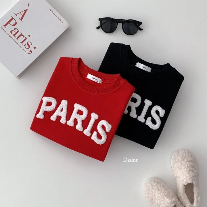 Dsaint - Korean Children Fashion - #childofig - Paris Boucle Fleece Sweatshirts - 5