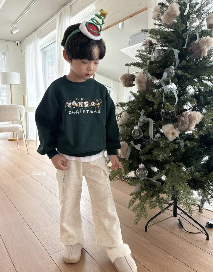 Dsaint - Korean Children Fashion - #childofig - Fit Fleece Wide Cargo Pants - 10