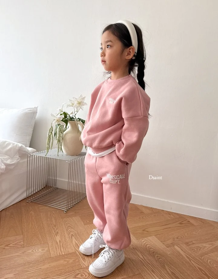 Dsaint - Korean Children Fashion - #childofig - High Scale Fleece Top Bottom Set - 10