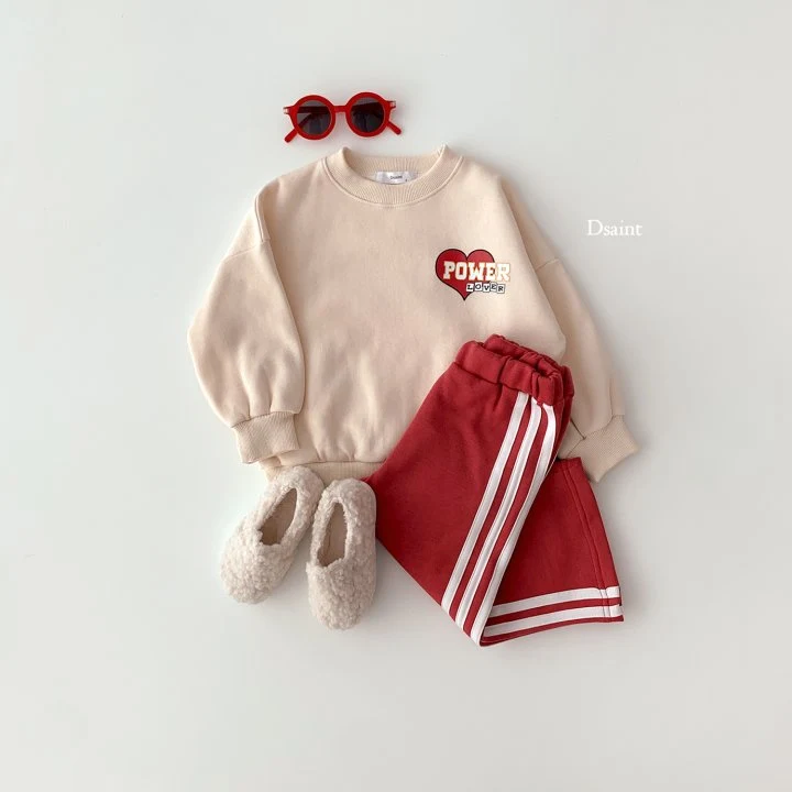 Dsaint - Korean Children Fashion - #childofig - Power Love Fleece Sweatshirts - 7