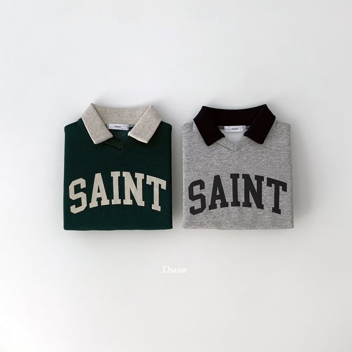 Dsaint - Korean Children Fashion - #childofig - SAINT Fleece Collar Sweatshirts