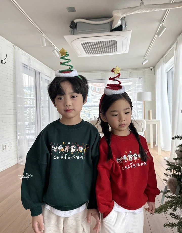 Dsaint - Korean Children Fashion - #childrensboutique - Christmas Friend Fleece Sweatshirts - 8