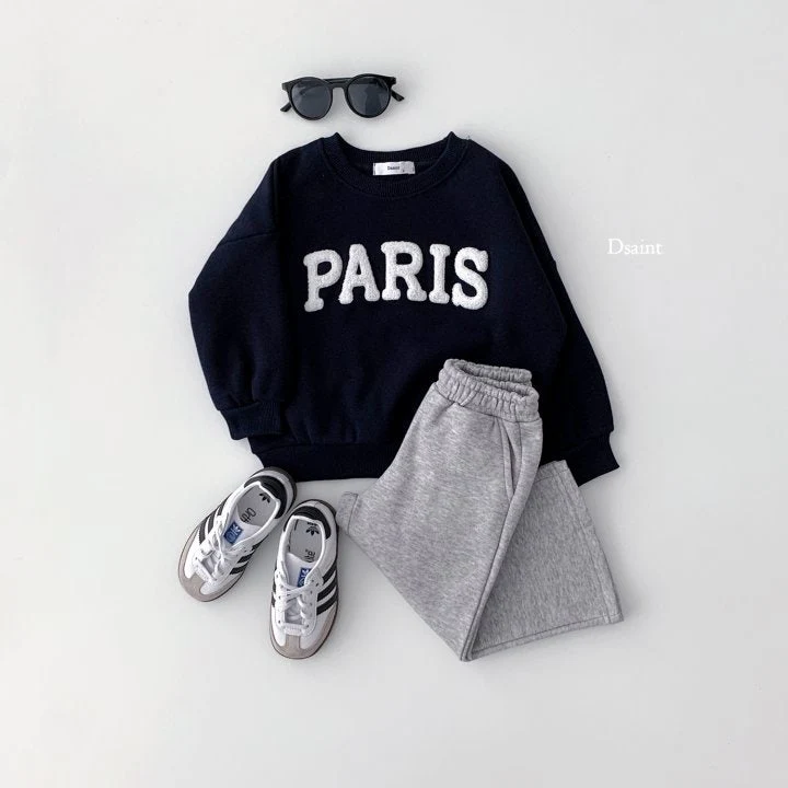 Dsaint - Korean Children Fashion - #designkidswear - Paris Boucle Fleece Sweatshirts - 7