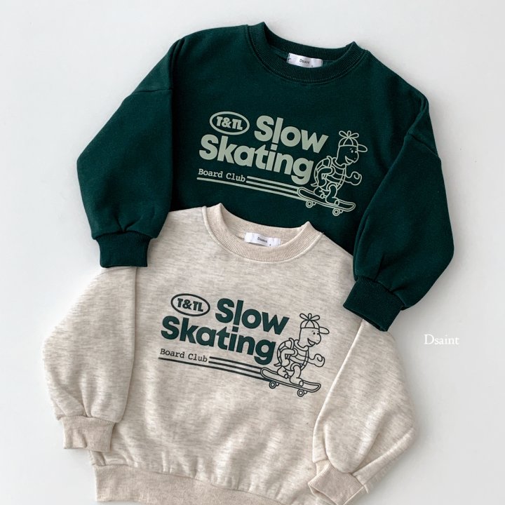 Dsaint - Korean Children Fashion - #designkidswear - SLOW Turtle Fleece Sweatshirts