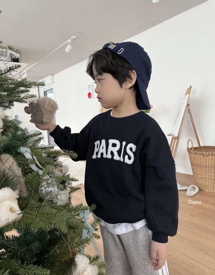 Dsaint - Korean Children Fashion - #discoveringself - Paris Boucle Fleece Sweatshirts - 8