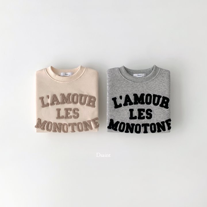 Dsaint - Korean Children Fashion - #discoveringself - Monotone Fleece Sweatshirts