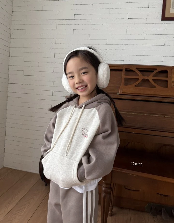 Dsaint - Korean Children Fashion - #fashionkids - Paris Raglan Fleece Hoodie - 10