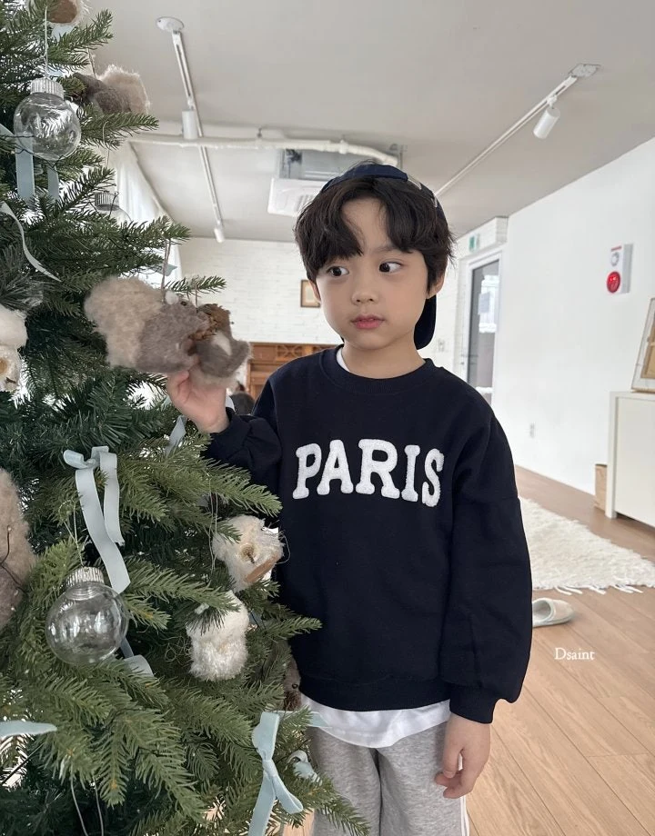 Dsaint - Korean Children Fashion - #fashionkids - Paris Boucle Fleece Sweatshirts - 9