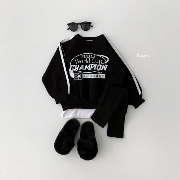 Dsaint - Korean Children Fashion - #fashionkids - Champion 23 Fleece Two Stripes Sweatshirts - 9