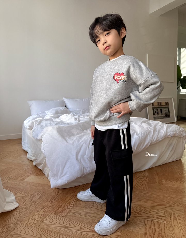 Dsaint - Korean Children Fashion - #fashionkids - Two Stripes Fleece Cargo Pants - 12