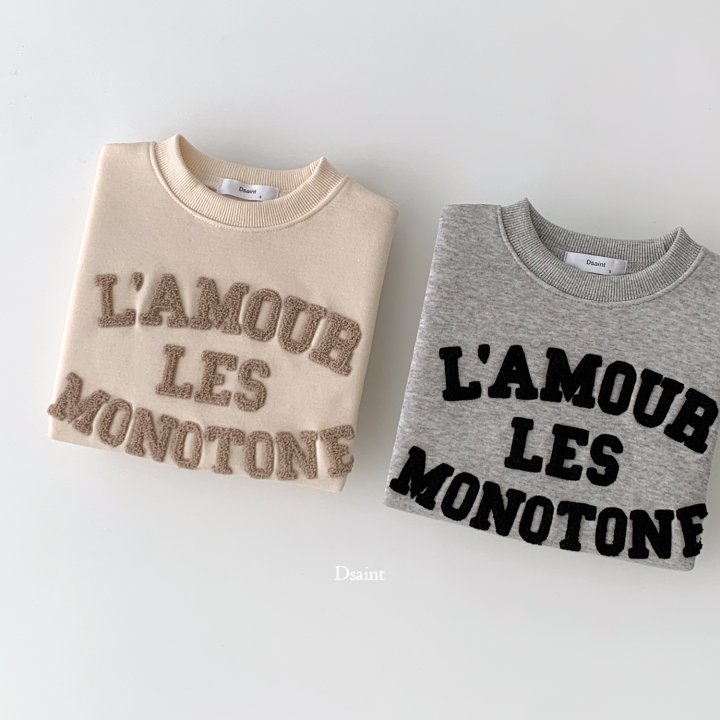 Dsaint - Korean Children Fashion - #kidsshorts - Monotone Fleece Sweatshirts - 3