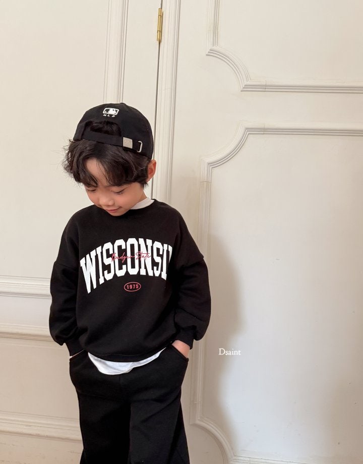 Dsaint - Korean Children Fashion - #littlefashionista - Wisconsin Fleece Jogger Set - 11