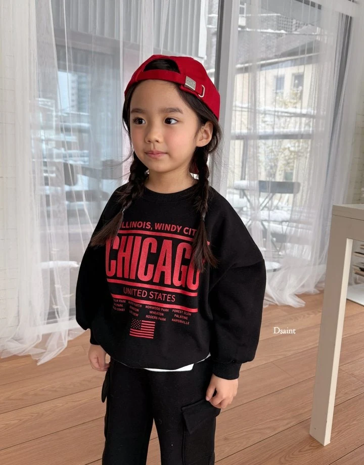 Dsaint - Korean Children Fashion - #littlefashionista - Chicago Fleece Sweatshirts - 10