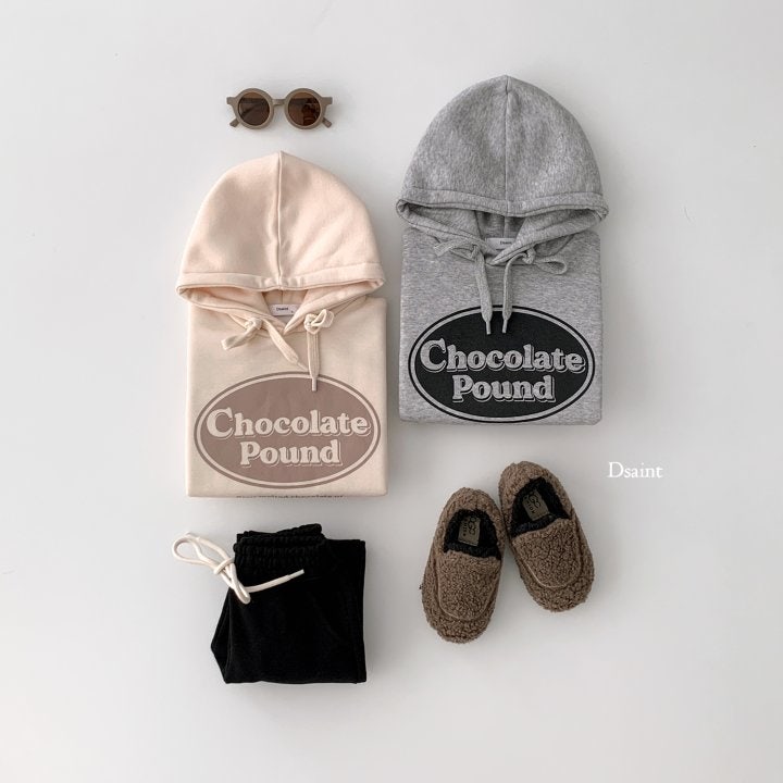 Dsaint - Korean Children Fashion - #littlefashionista - Chocolate Fleece Hoodie - 5