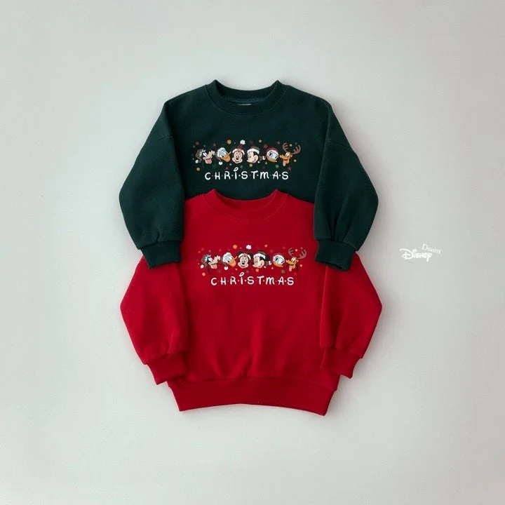 Dsaint - Korean Children Fashion - #littlefashionista - Christmas Friend Fleece Sweatshirts - 2