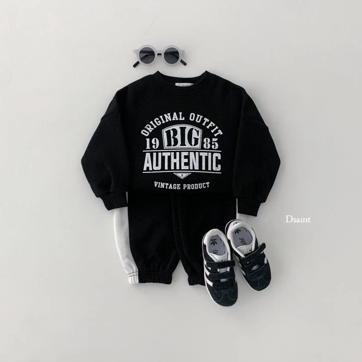 Dsaint - Korean Children Fashion - #magicofchildhood - Big 1985 Fleece Raglan Set - 9