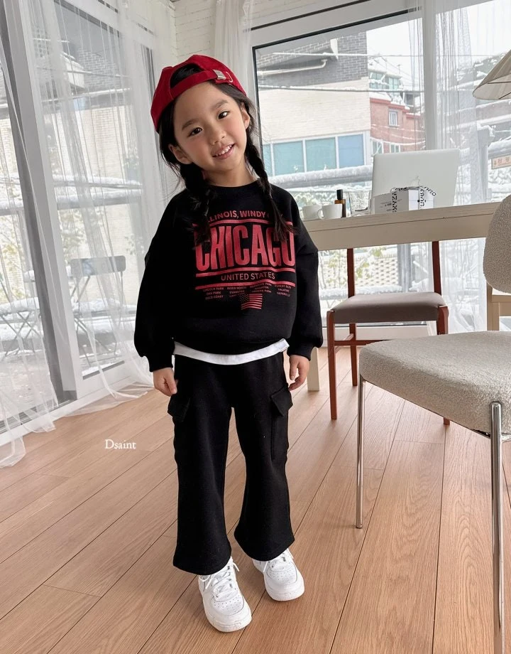 Dsaint - Korean Children Fashion - #magicofchildhood - Chicago Fleece Sweatshirts - 11