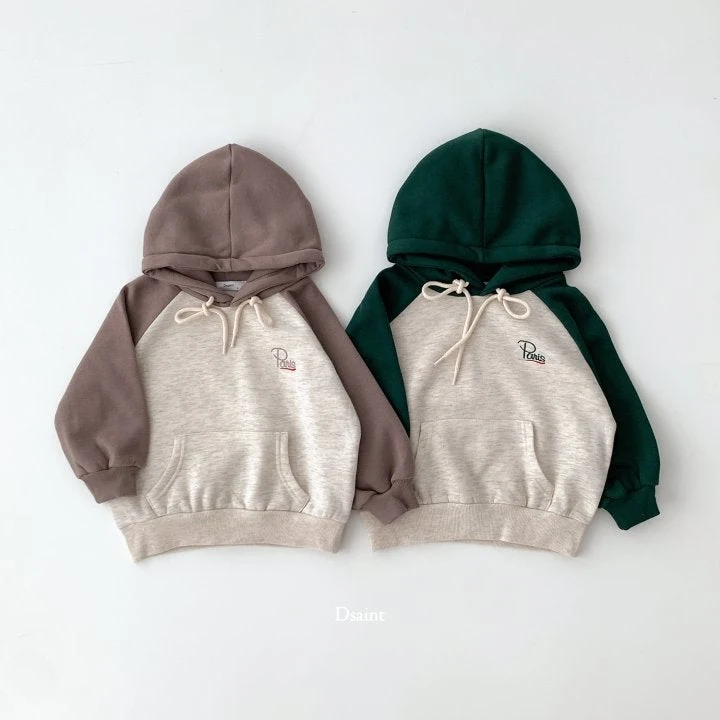 Dsaint - Korean Children Fashion - #magicofchildhood - Paris Raglan Fleece Hoodie - 2