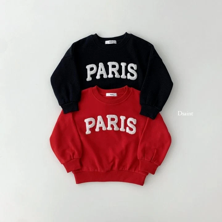 Dsaint - Korean Children Fashion - #magicofchildhood - Paris Boucle Fleece Sweatshirts