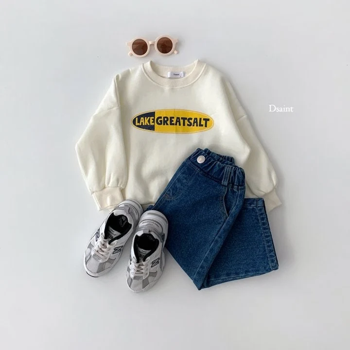 Dsaint - Korean Children Fashion - #prettylittlegirls - Must Fleece Wide Denim Pants - 7