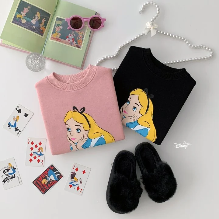 Dsaint - Korean Children Fashion - #stylishchildhood - Fantasy Alice Fleece Long Sweatshirts