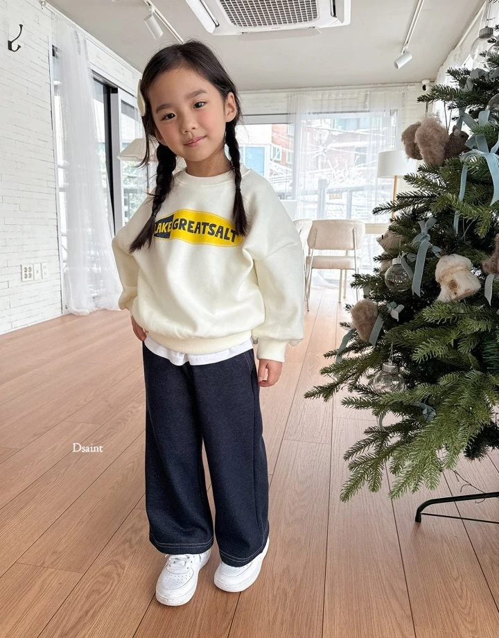 Dsaint - Korean Children Fashion - #todddlerfashion - Mink Wide Fleece Pants - 11