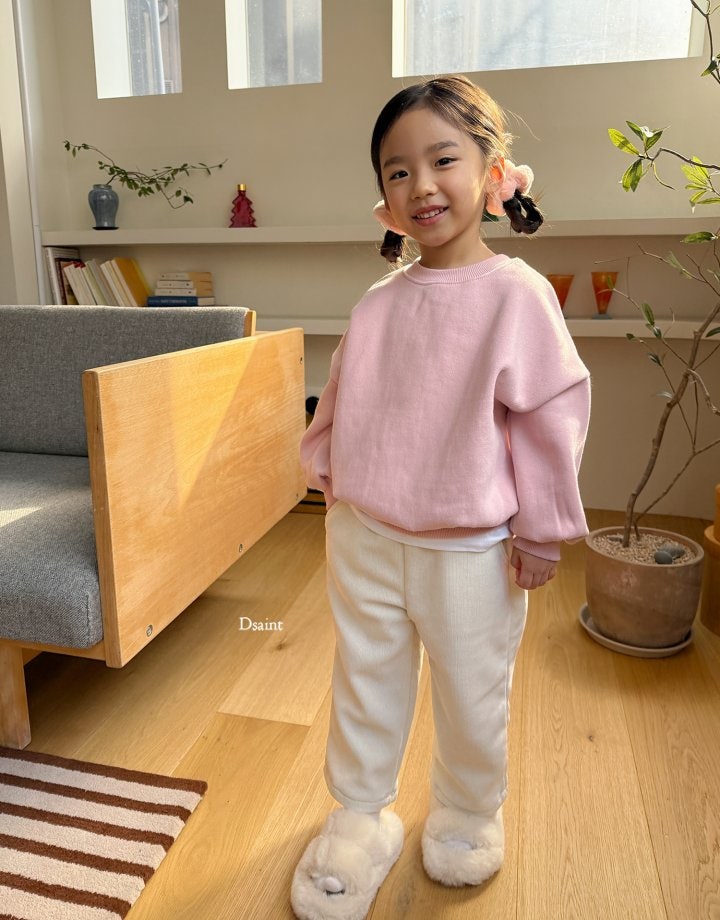 Dsaint - Korean Children Fashion - #todddlerfashion - Warm Corduroy Fleece Wide Pants - 10